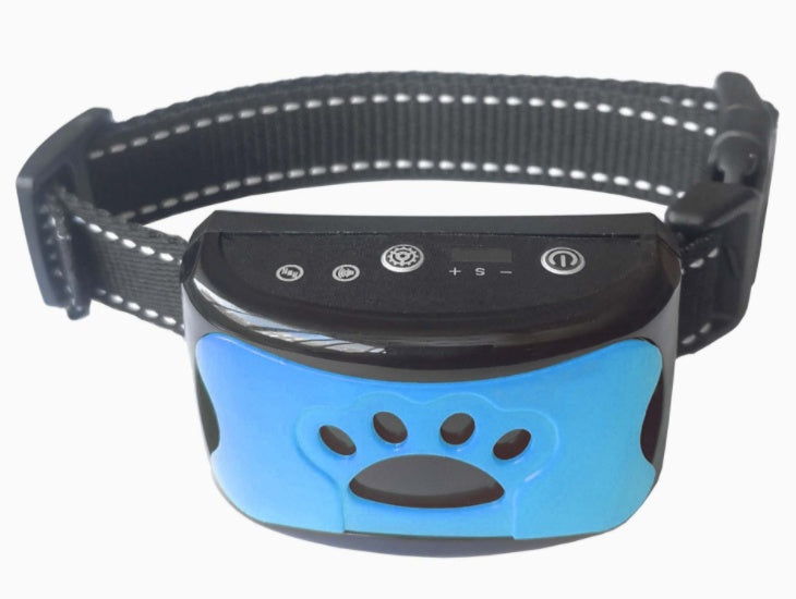 Dog Training Collar Waterproof Electric Pet Remote Control Rechargeable Dogs Trainer Bark Arrester With Shock Vibration Sound - EL CHEG