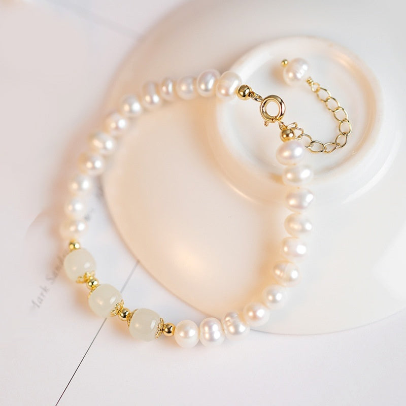 Natural Freshwater Pearl Bracelet Special-interest Design