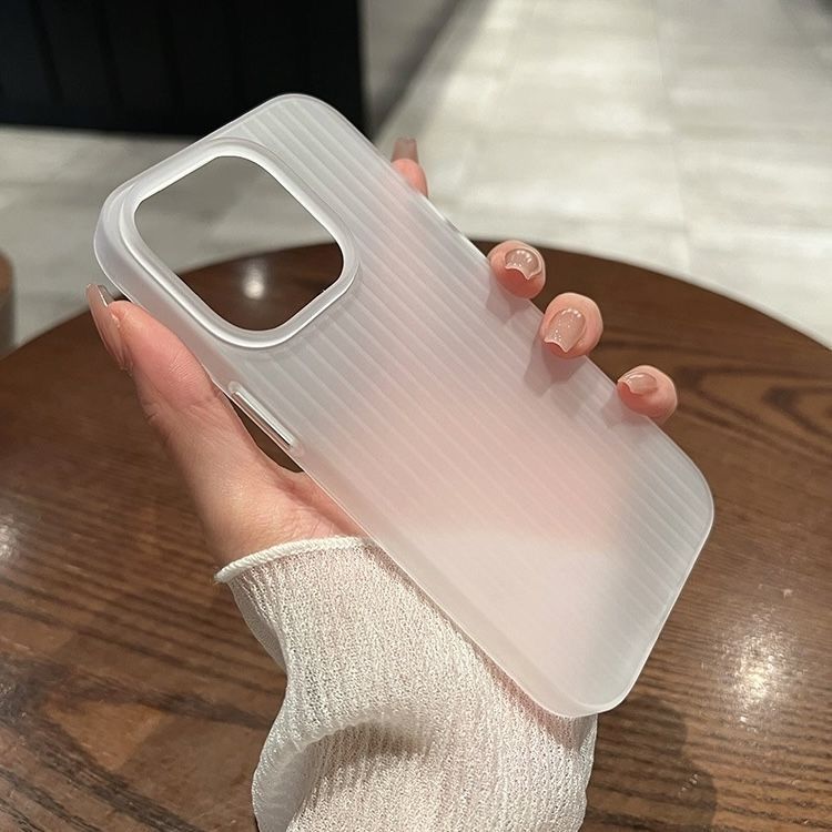 Semi-transparent Frosted Corrugated Phone Case