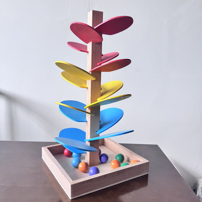 Baby Educational Ball Wooden Rainbow Music Tree.