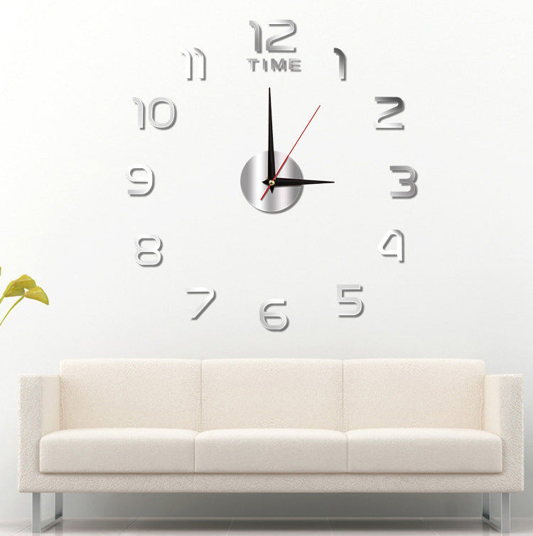 Creative Night Light Silent Clock Decorative Wall Stickers - EL CHEG