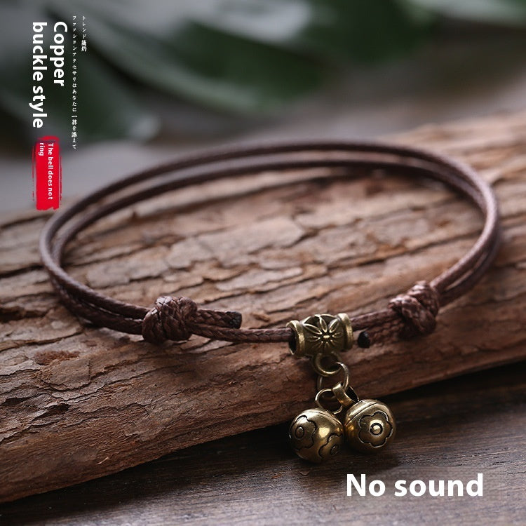 Pet Dog Halter Ling Brass Bell Collar