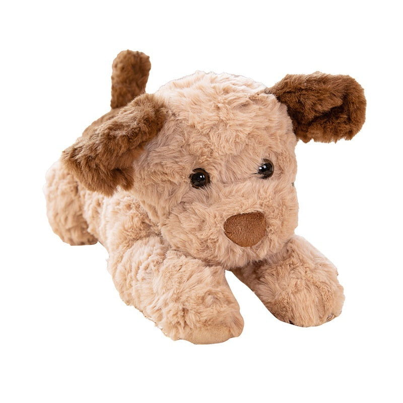 Plush Toy Lying Dog Doll.