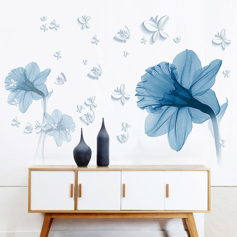 Bedroom Cozy Flower Room Decoration Wall Stickers - EL CHEG