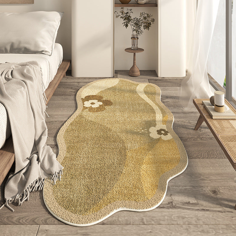 Cashmere-like Bedside Blanket Non-slip Carpet For Living Room - EL CHEG
