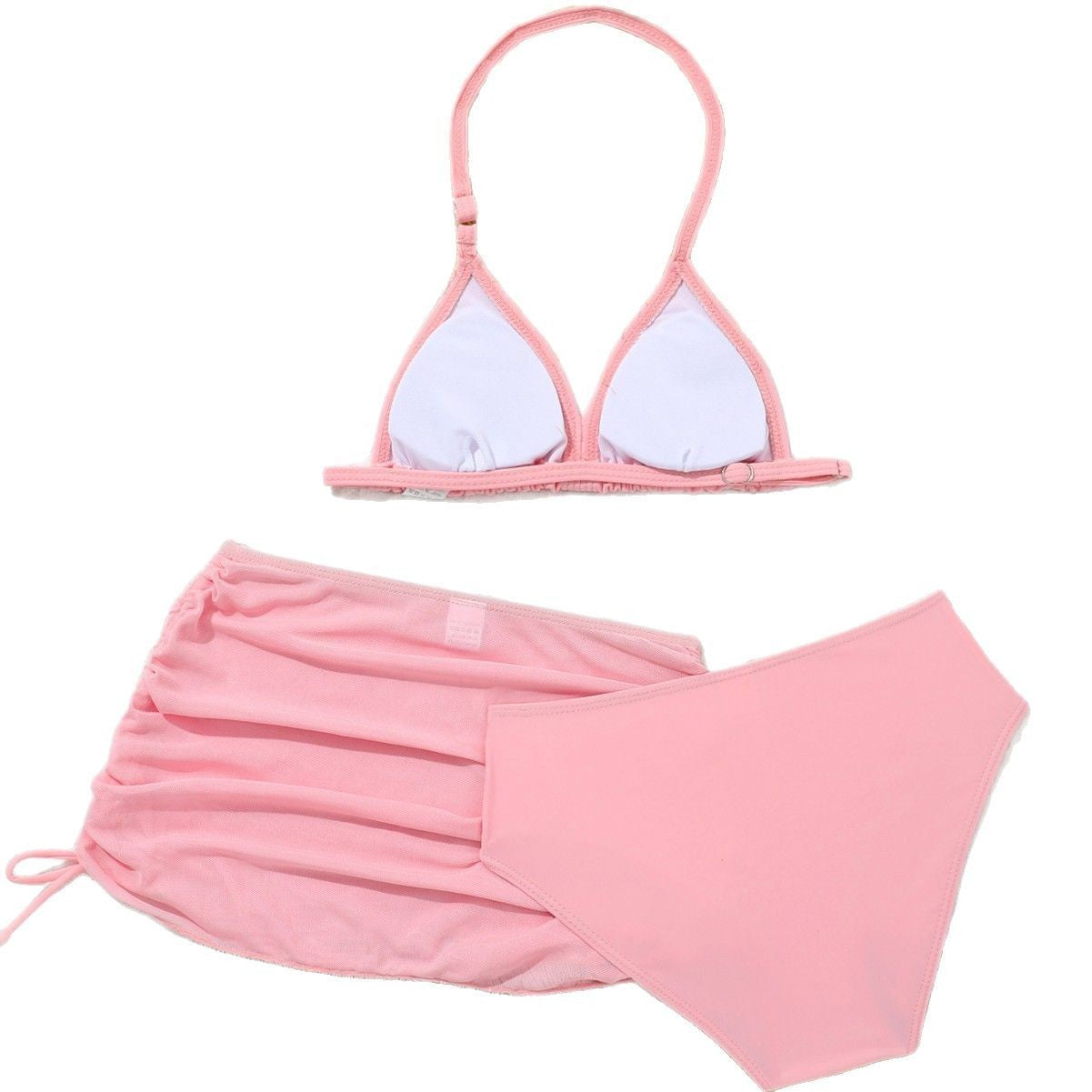 Children's Bikini Swimsuit Girls' Split Three-piece Swimsuit With Chest Pad