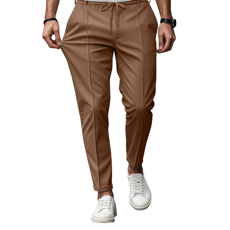 Men's Business Slim Fit Tapered Casual Pants