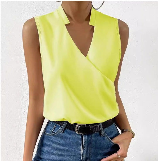 Women's Fashion Casual Top Vest