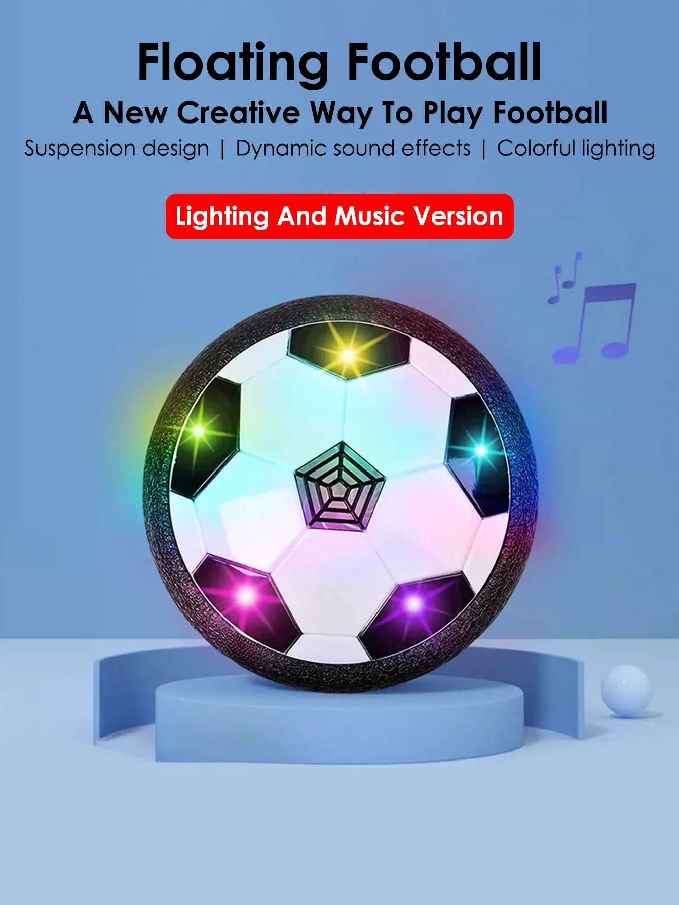 1pcs Floating Football Children's Interactive Football Electric Indoor Parent-child Interactive Sports Toys Creative Sports Toys - EL CHEG