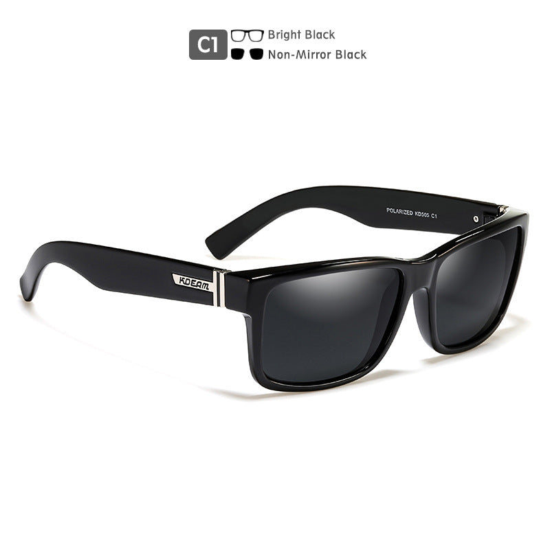 Square Polarized Outdoor Sports Colorful Sunglasses