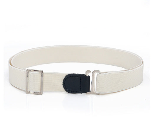 Unisex pants with adjustable belt