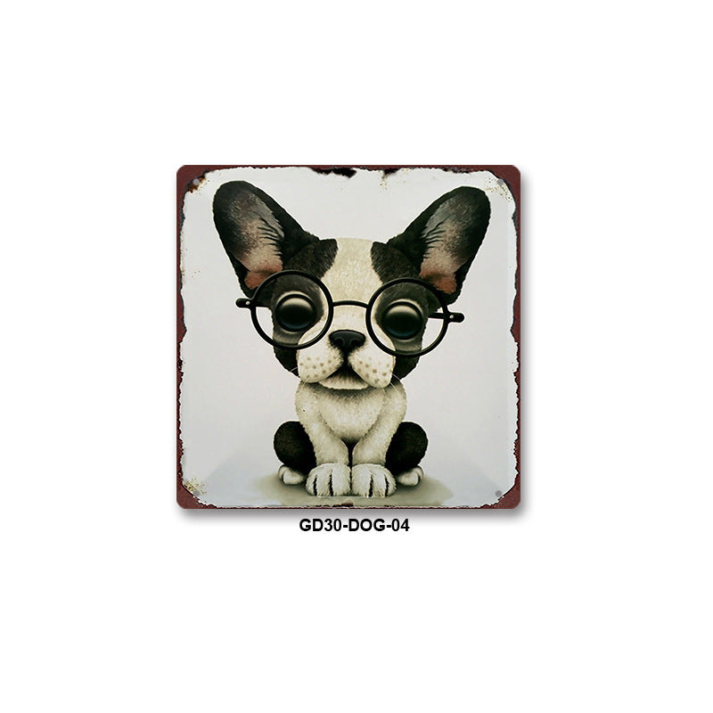 Creative Cartoon Printing Home Decoration Iron Skin Painting - EL CHEG
