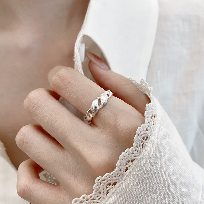 S925 Sterling Silver Personality Trend Net Red Wind