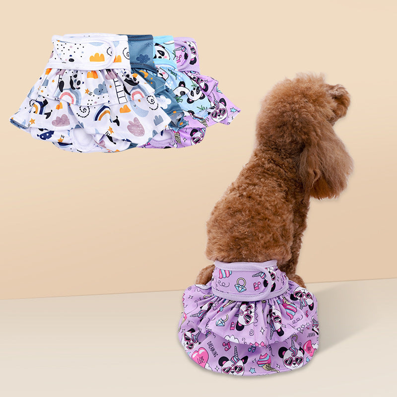 Home Washable Dog Safety Pants Menstrual Pet Physical Pant