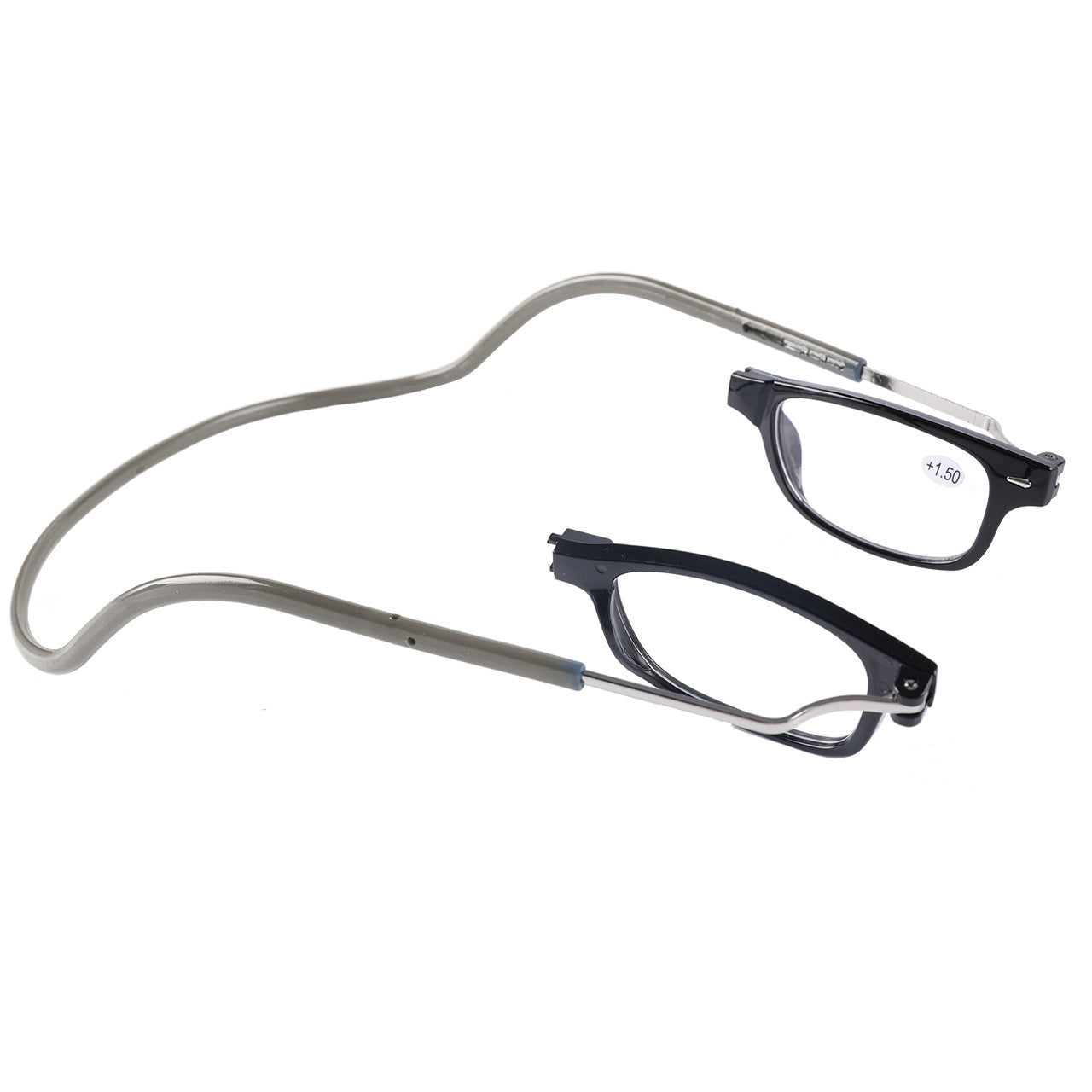 Anti-lost Silicone Magnet Hanging Neck Foldable Presbyopic Glasses