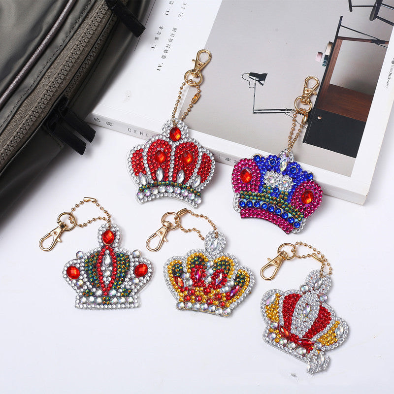 Diamond drawing key chain