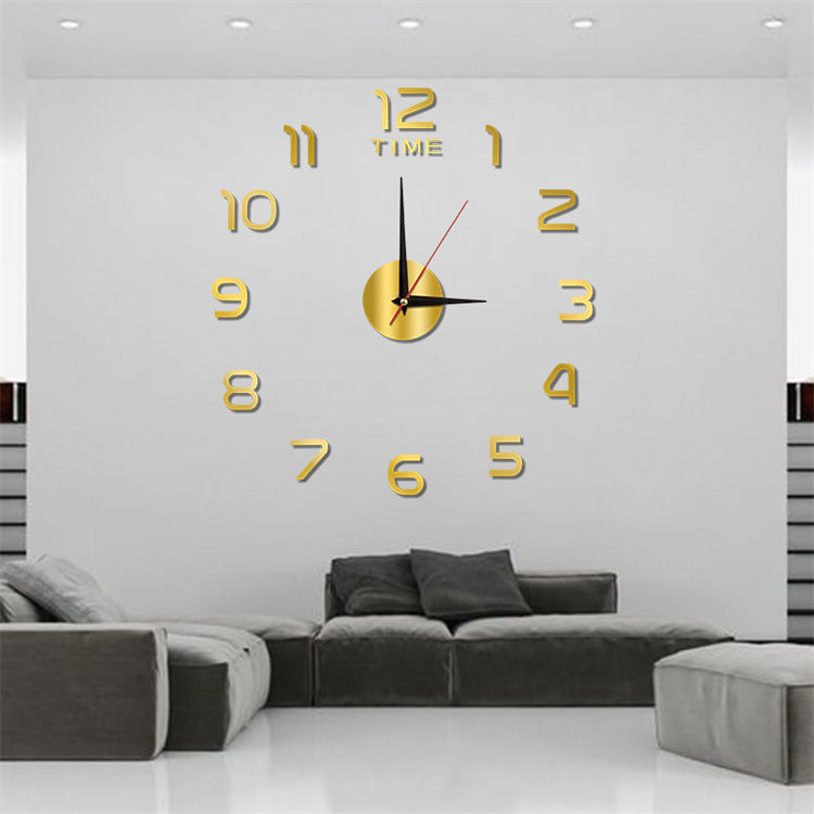 Creative Night Light Silent Clock Decorative Wall Stickers - EL CHEG