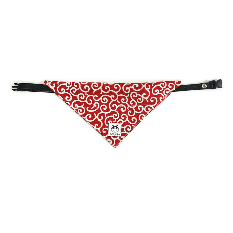 Japanese Tang Grass Pattern Dog Triangular Binder