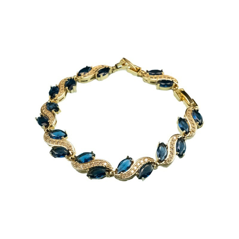 New Zircon Temperament Wild Jewelry Simple Bracelet