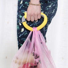 Ergonomic Shopping Handle For Carrying Heavy Items When Shopping. Can Be Printed With Logo. For Home Use.