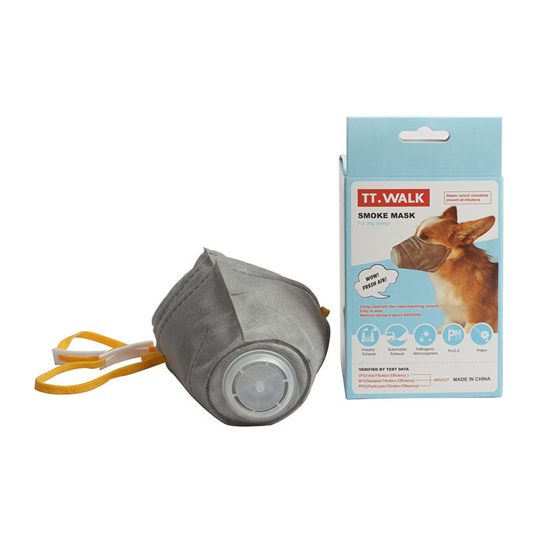 Dogs Anti-fog Haze Masks Anti Dust Gas Pollution Muzzle Dog Soft Face Cotton Mouth Mask Pet Respiratory PM2.5 Filter Pet Products - EL CHEG