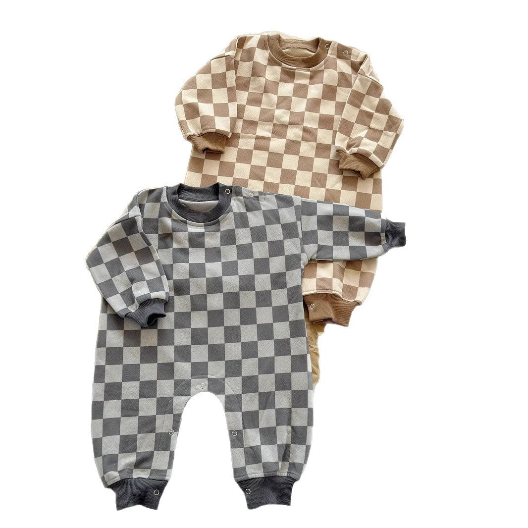 Baby Long Climbing European And American Male And Female Baby One-piece Outer Wear