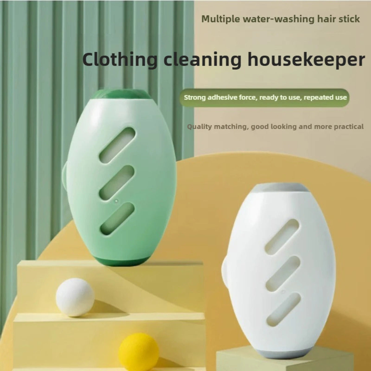 Reusable Lint Rollers For Pet Hair, Washable Sticky Roller For Clothes, Portable Home Travel Lint Roller, Super Sticky Lint Roller Ball For Plush Hair, Washable Lint Roller,Dust, Clothes - EL CHEG