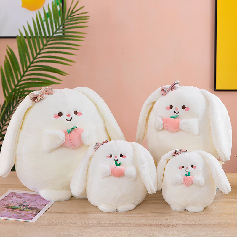 Casual Cute Rabbit Peach Doll Plush Toys.