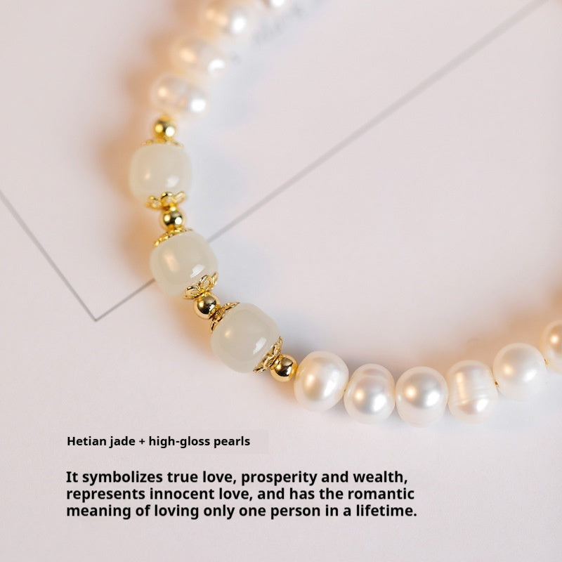 Natural Freshwater Pearl Bracelet Special-interest Design