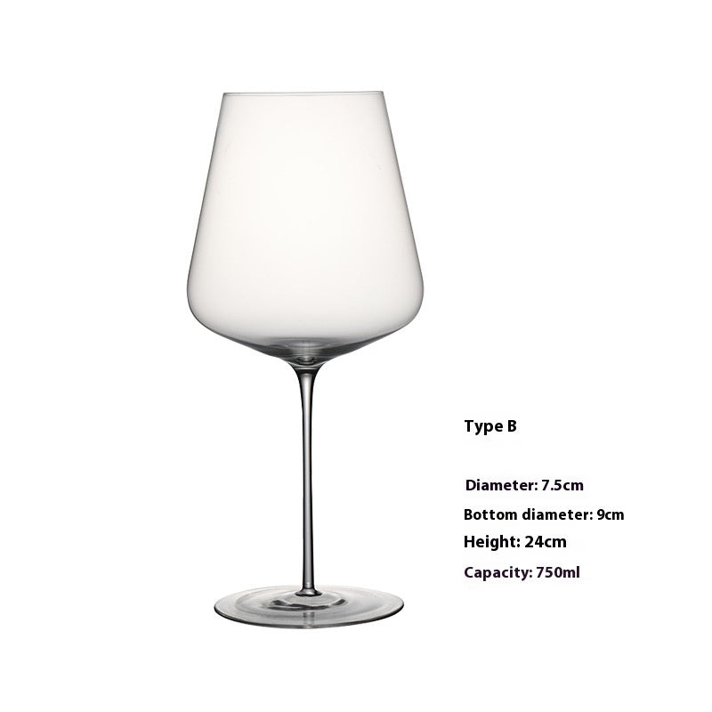 Fashion Personality Think Ultra-thin Crystal Glass Goblet - EL CHEG