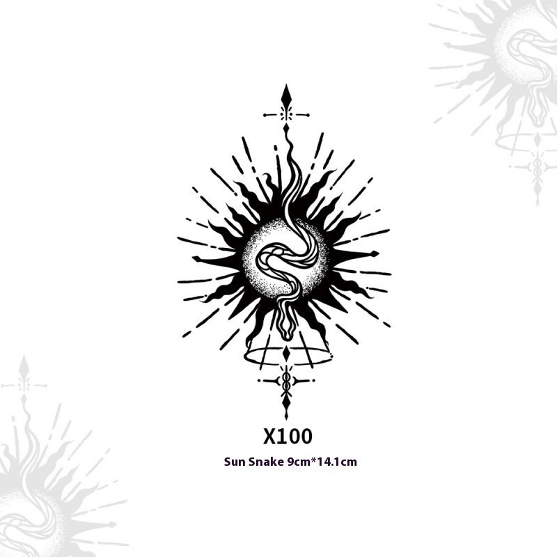Fashion Pattern Hope This Juice Tattoo Sticker - EL CHEG