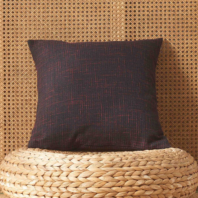 Japanese Solid Color Cotton Linen Fringe Pillow