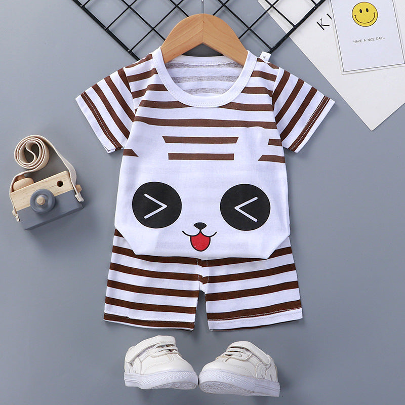 Children's Short Sleeve Shorts Suit