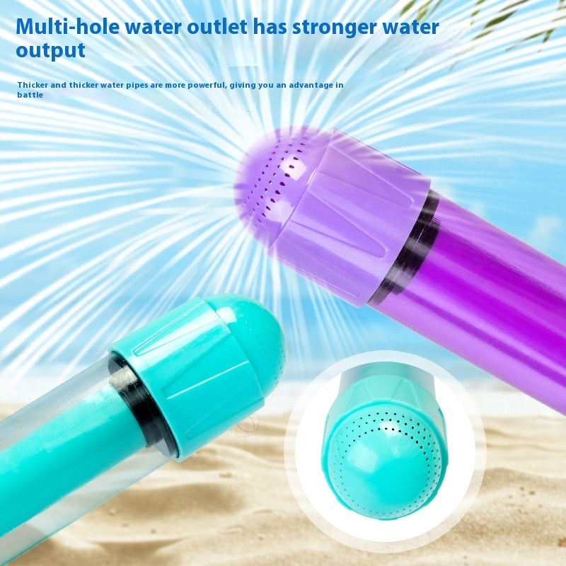 Children's Fireworks Gun Porous Outlet Large Capacity Pull-out Water Monitor.