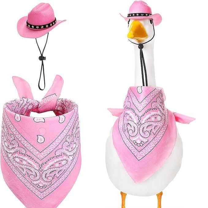 Western Cowboy Hat Saliva Towel Suit Garden Party