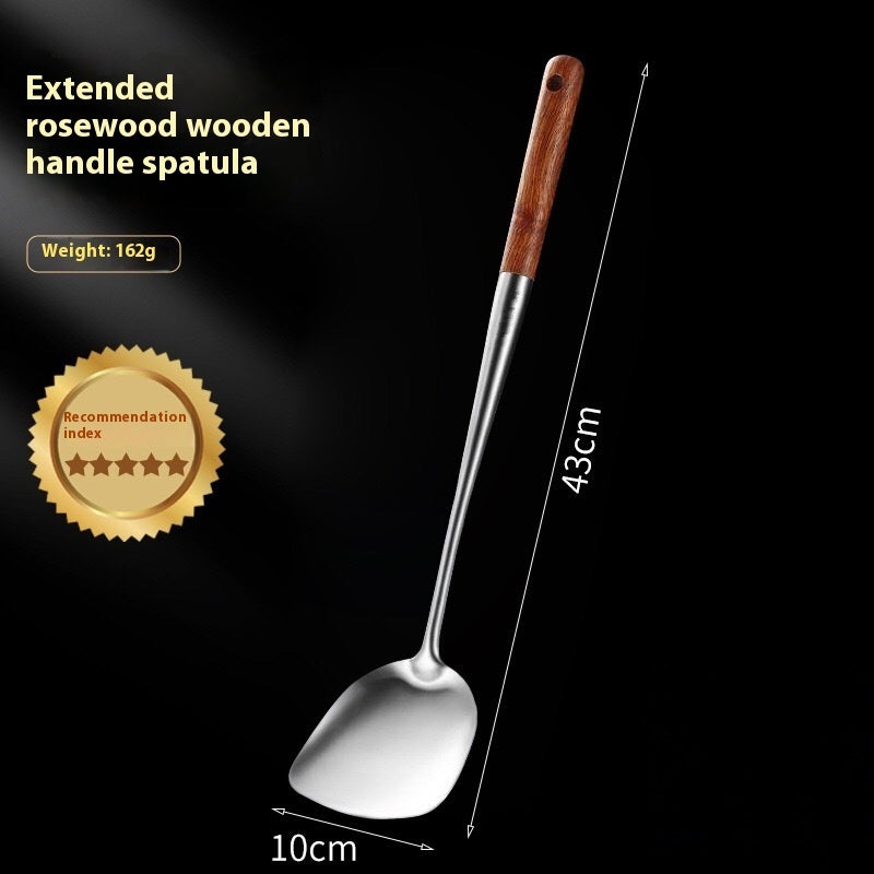 Extended Handle Rosewood 304 Stainless Steel Kitchenware