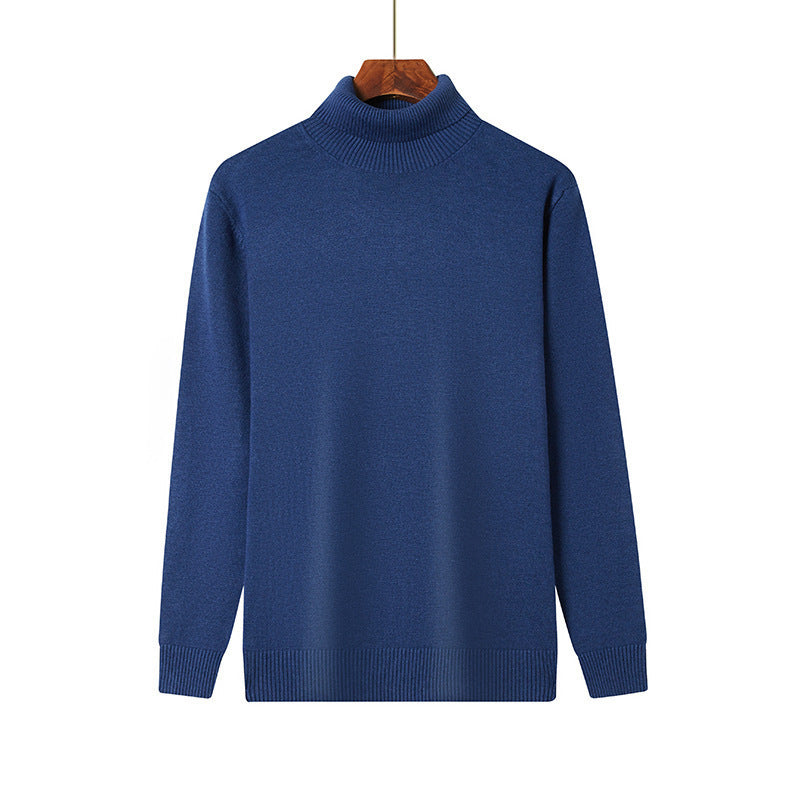 Imitation Knitwear Men's Turtleneck Color Thick Bottoming Shirt