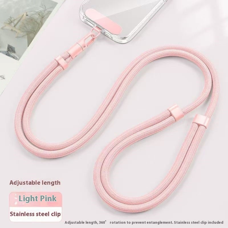 Mobile Phone Portable Adjustable Short Anti-theft Clip Strong Lanyard