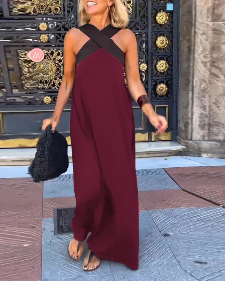 Women's Cross Beauty Back Dress