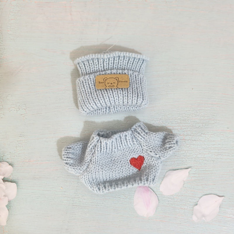 Only Clothes Hanging Ornament Clothes Bear Hat Love Suit Blind Box Baby Sweater.