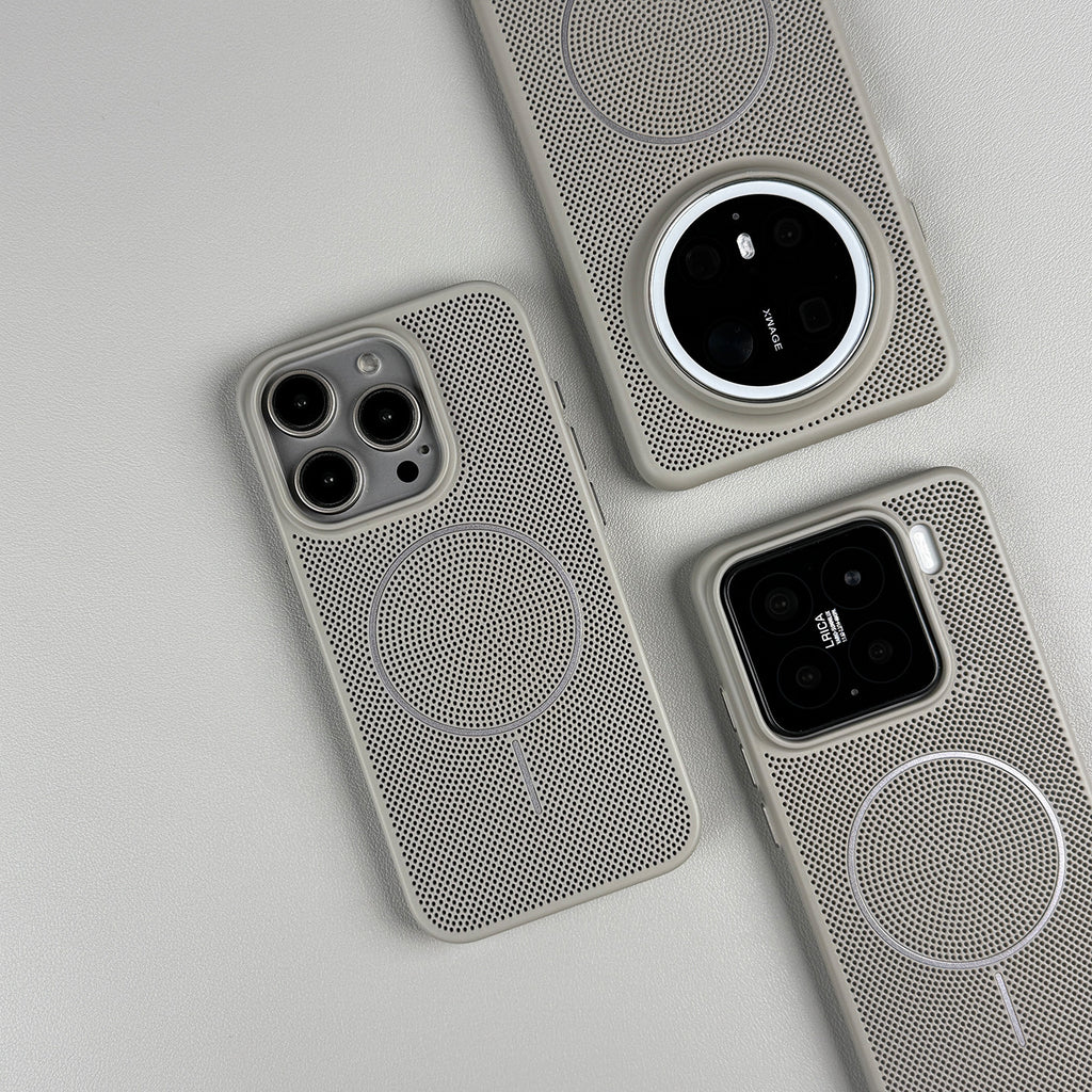 Breathable And Heat Dissipating Thin Ring Magnetic Phone Case