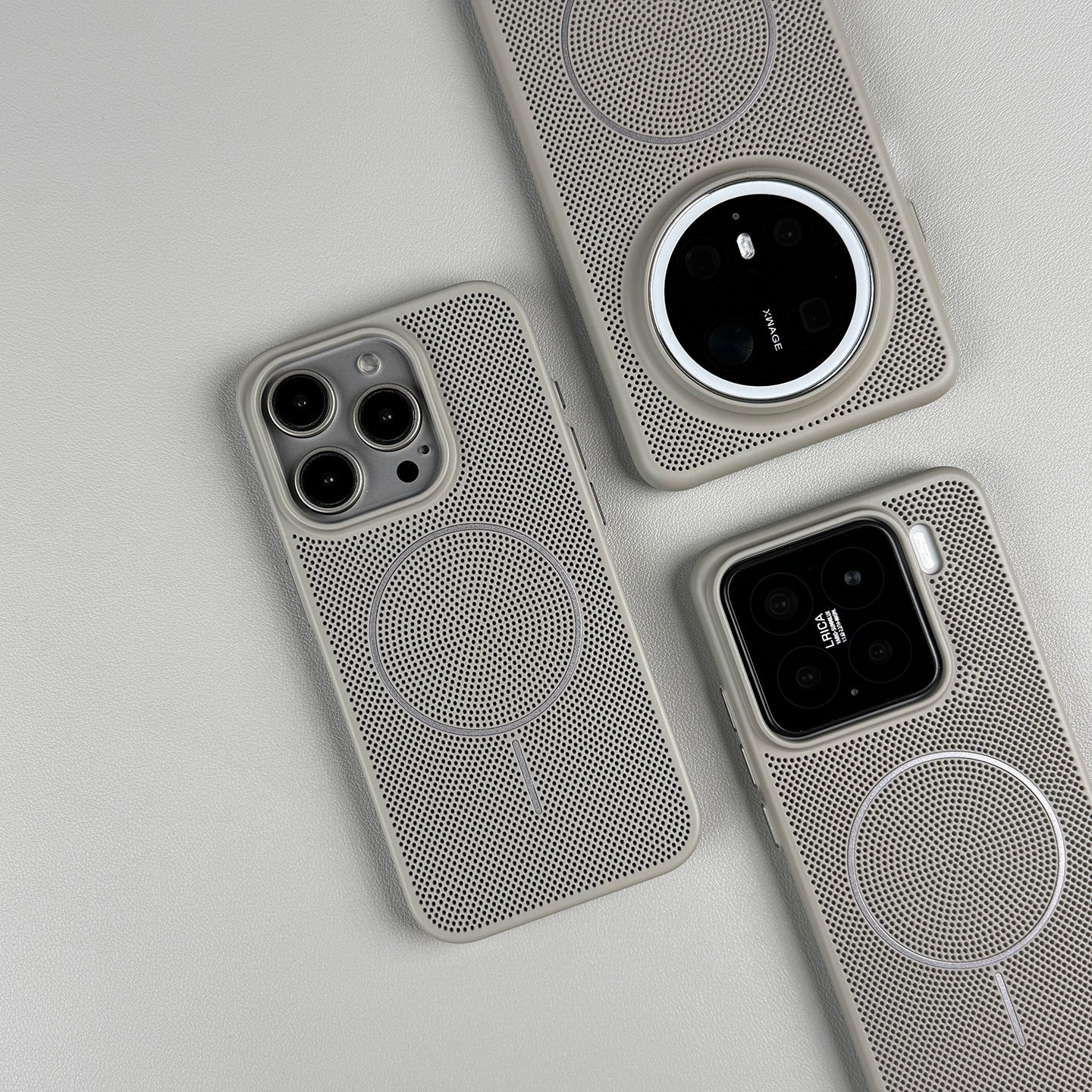 Breathable And Heat Dissipating Thin Ring Magnetic Phone Case