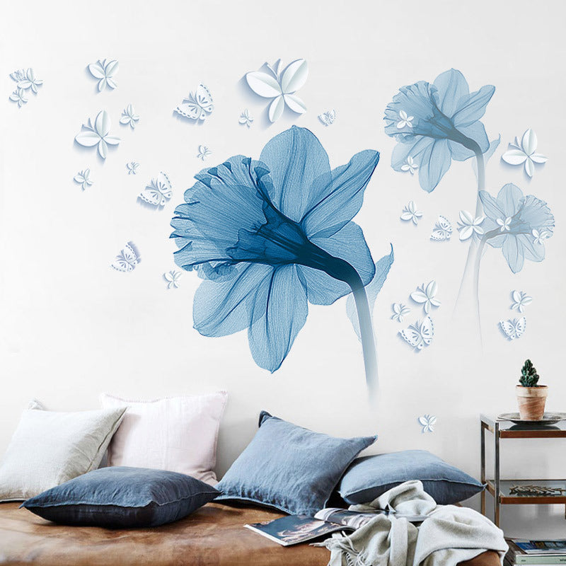 Bedroom Cozy Flower Room Decoration Wall Stickers - EL CHEG