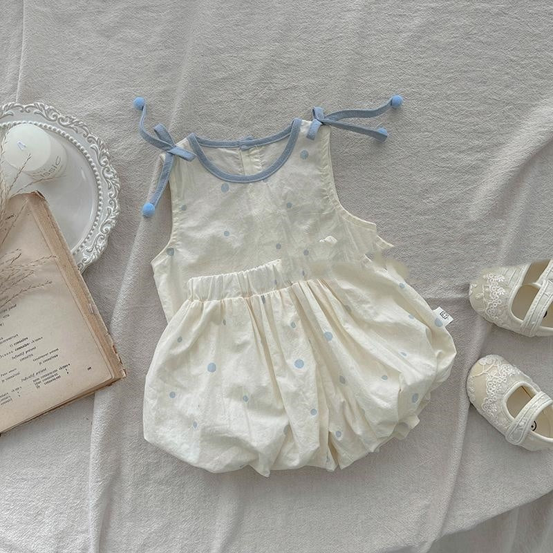 Polka Dot Set Thin Super Cute Vest Shorts Two-piece Set