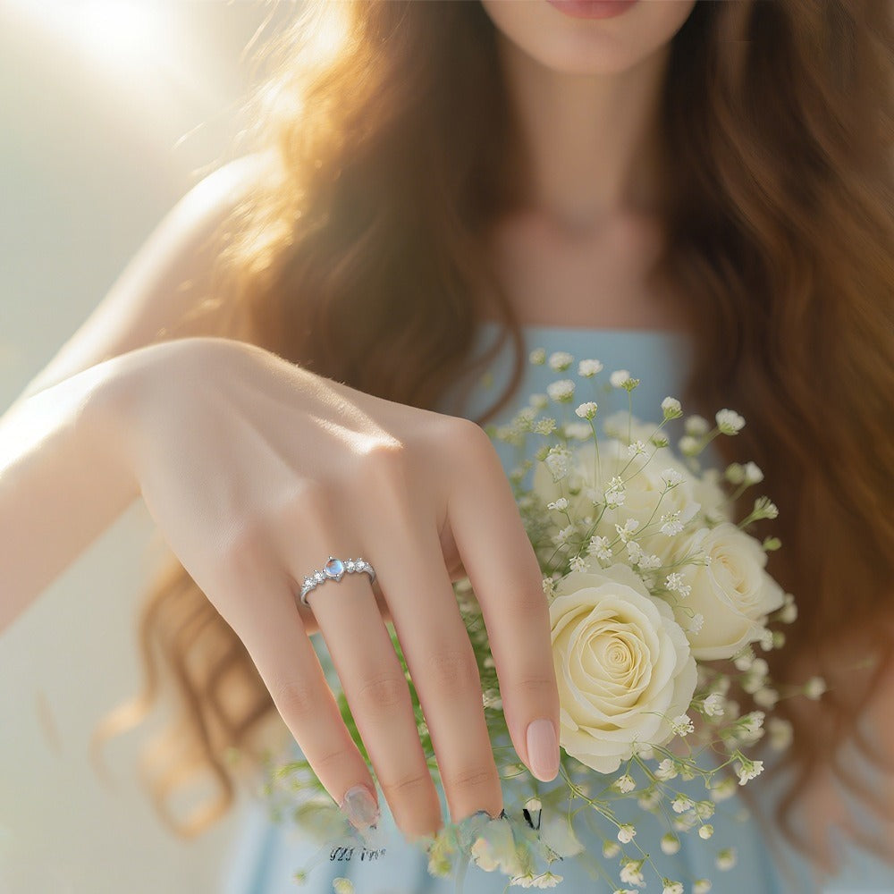 Light Luxury High-grade Sense Fine Circle Micro Inlaid Zircon Index Finger Ring