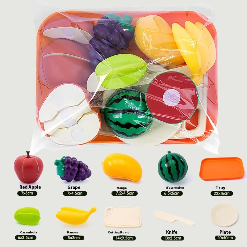 Children Play House Emulational Fruit Slicer Educational Toys