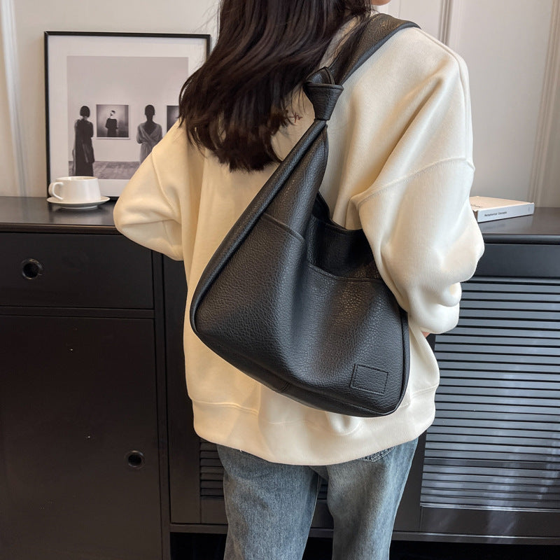 All-match Single Retro Large Capacity Commuter Textured Mother And Child Bag