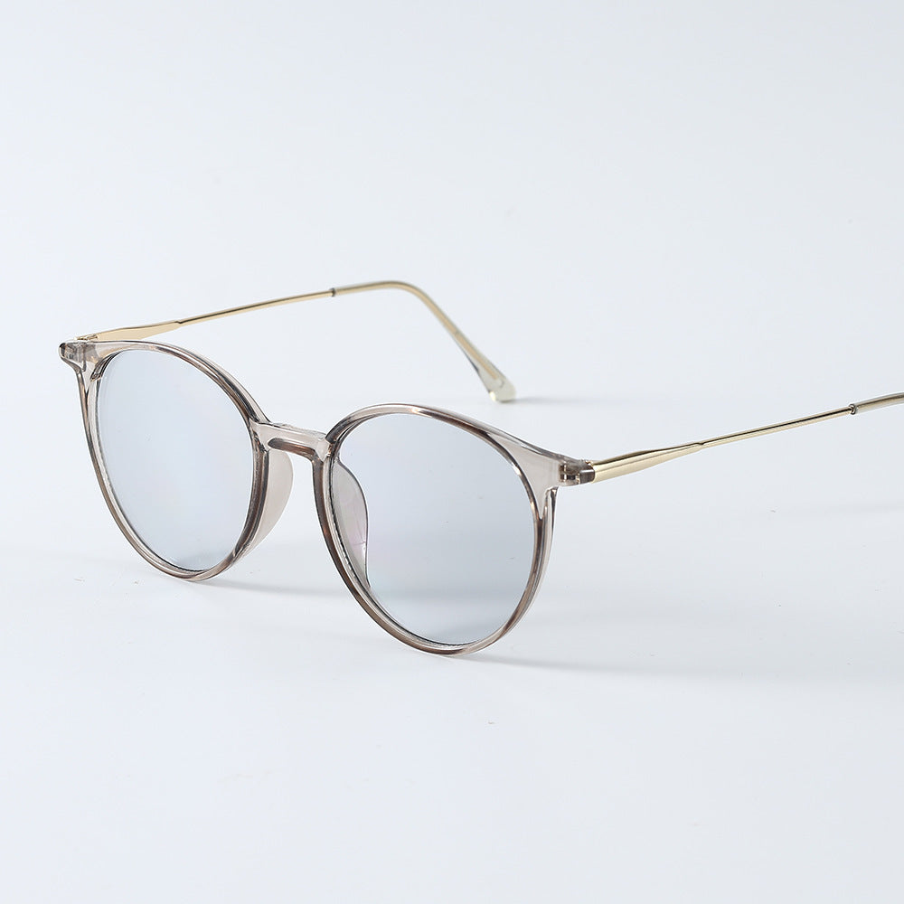 New Artistic Round Frame Women's All-match Face-looking Small Sunglasses
