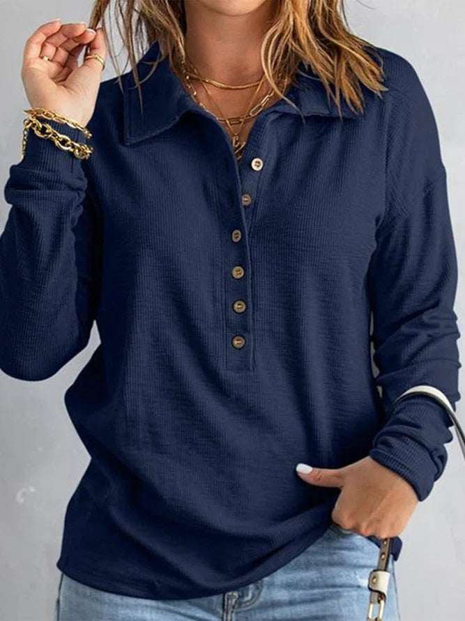 Long Sleeve Loose Casual Bottoming Top Autumn And Winter