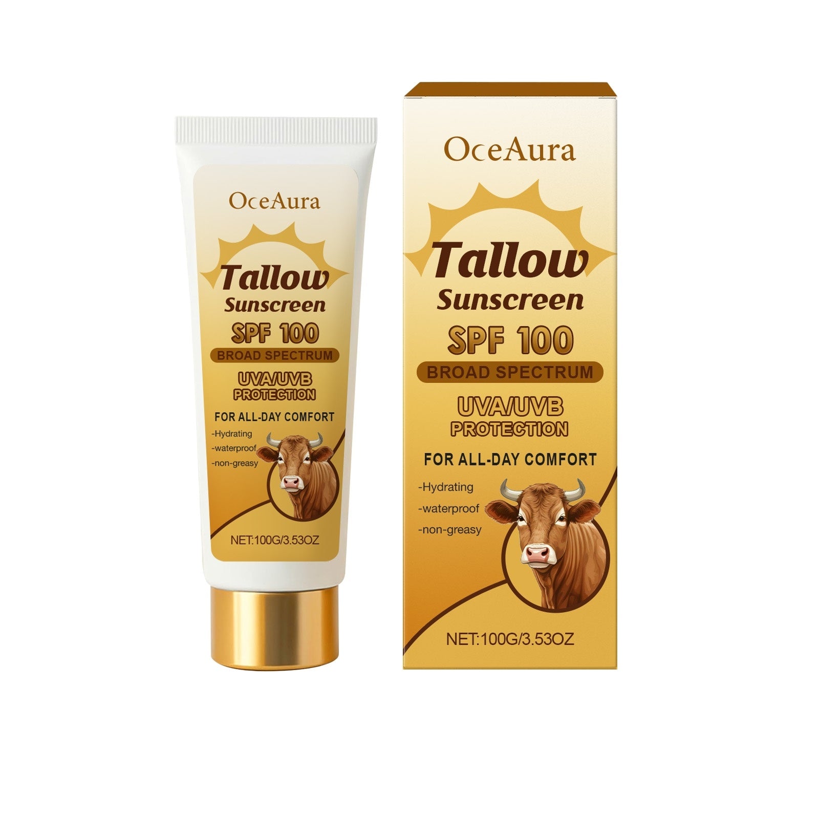 Cow Fat Moisturizing Sunscreen - EL CHEG